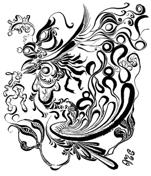coq psychédélique