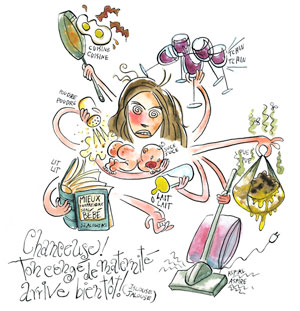 Nouvelle maman débordée